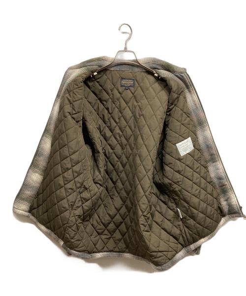 BAYFLOW（ベイフロー）BAYFLOW (ベイフロー) PENDLETON (ペンドルトン) オンブレチェックジャケット グレー サイズ:Lの古着・服飾アイテム
