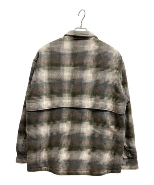 BAYFLOW（ベイフロー）BAYFLOW (ベイフロー) PENDLETON (ペンドルトン) オンブレチェックジャケット グレー サイズ:Lの古着・服飾アイテム