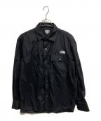 THE NORTH FACEザ ノース フェイス）の古着「L/S Nuptse Shirt/THE NORTH FACEジャケット」｜ブラック