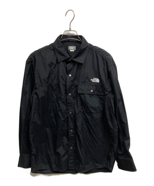 THE NORTH FACE（ザ ノース フェイス）THE NORTH FACE (ザ ノース フェイス) L/S Nuptse Shirt/THE NORTH FACEジャケット ブラック サイズ:Lの古着・服飾アイテム