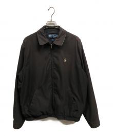 POLO RALPH LAUREN（ポロ・ラルフローレン）の古着「ジップジャケット/POLO RALPH LAURENジャケット」｜ブラック