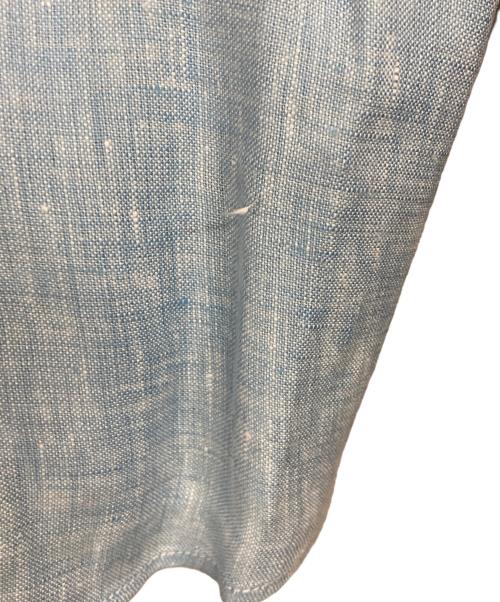 BROOKS BROTHERS（ブルックスブラザーズ）BROOKS BROTHERS (ブルックスブラザーズ) リネンボタンダウンシャツ ブルー サイズ:Sの古着・服飾アイテム