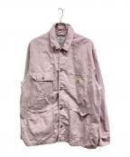 Carhartt WIPカーハート ワーク イン プログレス）の古着「WALTER CHORE COAT」｜ピンク