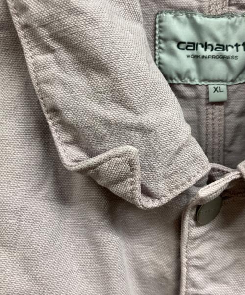 Carhartt WIP（カーハート ワーク イン プログレス）CARHARTT WIP (カーハート ワーク イン プログレス) WALTER CHORE COAT ピンク サイズ:XLの古着・服飾アイテム