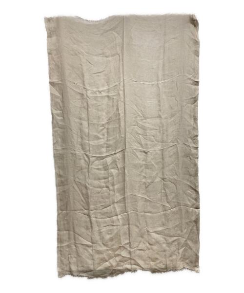 NIMNIM DUAI（ニムニムデュアイ）NIMNIM DUAI (ニムニムデュアイ) 別注 PREMIUM LINEN GAUZE STOLE ストール/NIMNIM DUAI アイボリーの古着・服飾アイテム