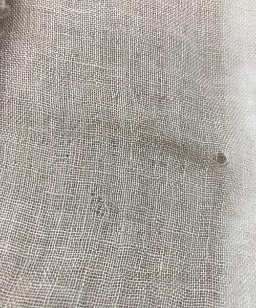 NIMNIM DUAI（ニムニムデュアイ）NIMNIM DUAI (ニムニムデュアイ) 別注 PREMIUM LINEN GAUZE STOLE ストール/NIMNIM DUAI アイボリーの古着・服飾アイテム