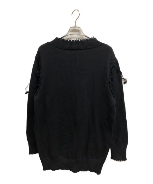 ALEXANDER WANG（アレキサンダー・ワン）ALEXANDER WANG (アレキサンダー・ワン) Vネックニット ブラック サイズ:Sの古着・服飾アイテム