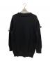 ALEXANDER WANG (アレキサンダー・ワン) Vネックニット ブラック サイズ:S：7000円