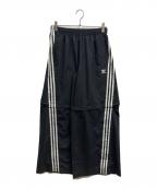 adidasアディダス）の古着「オーバーサイズ ジップオフトラックパンツ」｜ブラック