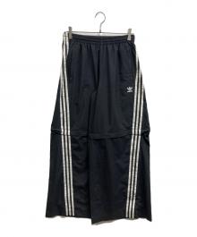 adidas（アディダス）の古着「オーバーサイズ ジップオフトラックパンツ」｜ブラック
