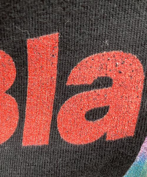 THE BLACK EYE PATCH（ブラックアイパッチ）THE BLACK EYE PATCH (ブラックアイパッチ) ゆるふわギャングコラボＴシャツ ブラック サイズ:XLの古着・服飾アイテム