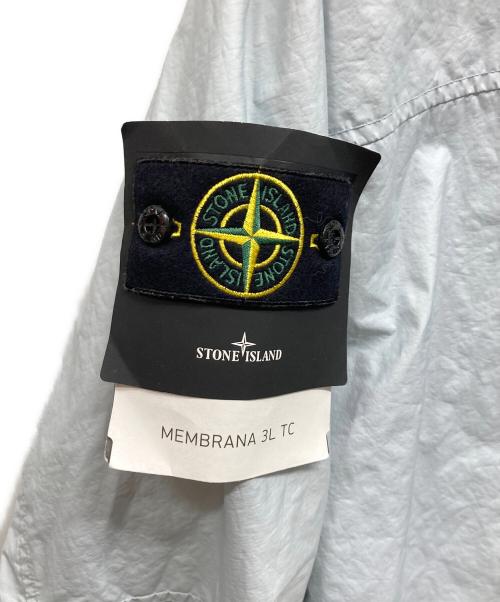 STONE ISLAND（ストーンアイランド）STONE ISLAND (ストーンアイランド) ナイロンブルゾン　MEMBRANA 3L TC ライトブルー サイズ:Mの古着・服飾アイテム