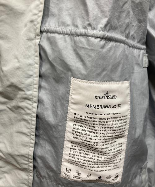 STONE ISLAND（ストーンアイランド）STONE ISLAND (ストーンアイランド) ナイロンブルゾン　MEMBRANA 3L TC ライトブルー サイズ:Mの古着・服飾アイテム