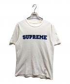 SUPREMEシュプリーム）の古着「カレッジロゴTシャツ」｜ホワイト