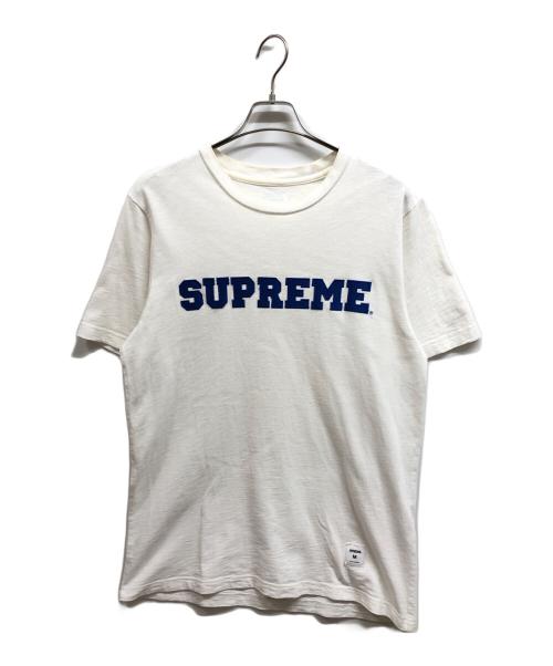 SUPREME（シュプリーム）SUPREME (シュプリーム) カレッジロゴTシャツ ホワイト サイズ:Mの古着・服飾アイテム