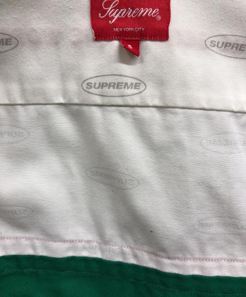 SUPREME（シュプリーム）Supreme (シュプリーム) カラーブロックワークシャツ グリーン サイズ:Sの古着・服飾アイテム