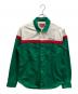 Supreme（シュプリーム）の古着「カラーブロックワークシャツ」｜グリーン