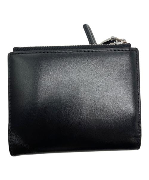 DIESEL（ディーゼル）DIESEL (ディーゼル) オーバルＤロゴワンダー カードホルダー ジップ/DIESEⅬ財布 ブラックの古着・服飾アイテム