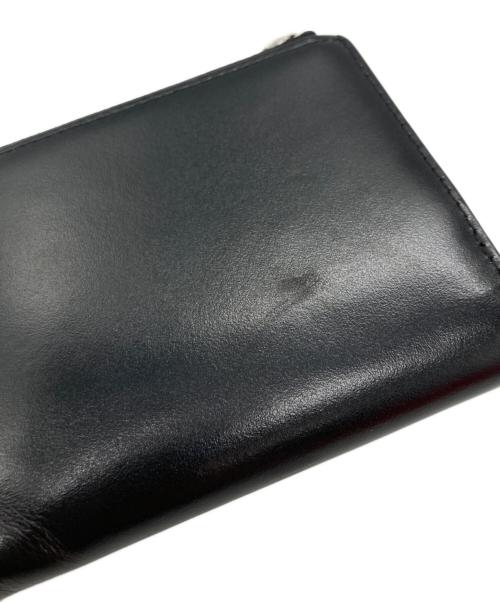 DIESEL（ディーゼル）DIESEL (ディーゼル) オーバルＤロゴワンダー カードホルダー ジップ/DIESEⅬ財布 ブラックの古着・服飾アイテム