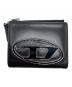 DIESEL（ディーゼル）の古着「オーバルＤロゴワンダー カードホルダー ジップ/DIESEⅬ財布」｜ブラック