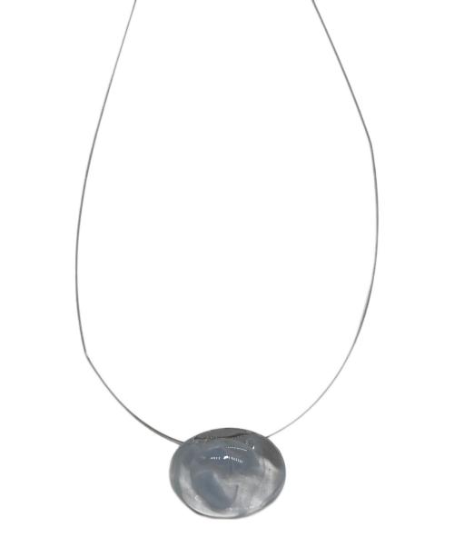 SIRISIRI（シリシリ）SIRISIRI (シリシリ) Oval necklace/SIRISIRIネックレス ホワイトの古着・服飾アイテム