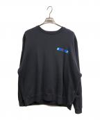 WIND AND SEAウィンダンシー）の古着「プリントスウェット」｜ネイビー