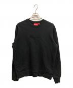 SUPREMEシュプリーム）の古着「カットアウト ロゴ クルーネック スウェット」｜ブラック