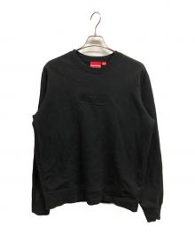 SUPREME（シュプリーム）の古着「カットアウト ロゴ クルーネック スウェット」｜ブラック