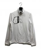 RLX RALPH LAURENアールエルエックスラルフローレン）の古着「ハーフジップカットソー」｜ホワイト
