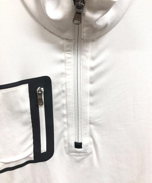 RLX RALPH LAUREN（アールエルエックスラルフローレン）RLX RALPH LAUREN (アールエルエックスラルフローレン) ハーフジップカットソー ホワイト サイズ:Sの古着・服飾アイテム