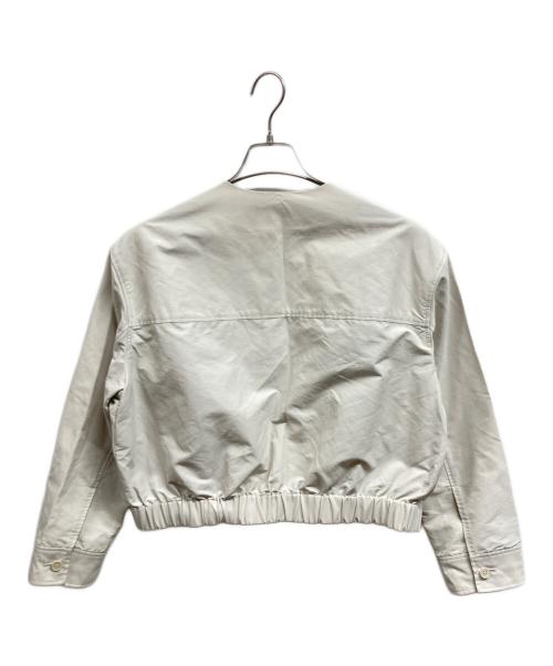 theory luxe（セオリーリュクス）theory luxe (セオリーリュクス) DOVER TANYAノーカラージャケット/theory luxe アイボリー サイズ:40の古着・服飾アイテム