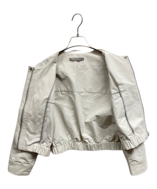 theory luxe（セオリーリュクス）theory luxe (セオリーリュクス) DOVER TANYAノーカラージャケット/theory luxe アイボリー サイズ:40の古着・服飾アイテム