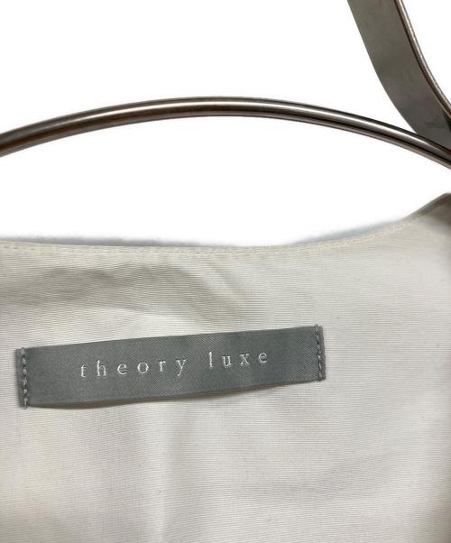 theory luxe（セオリーリュクス）theory luxe (セオリーリュクス) DOVER TANYAノーカラージャケット/theory luxe アイボリー サイズ:40の古着・服飾アイテム