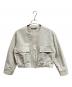 theory luxe（セオリーリュクス）の古着「DOVER TANYAノーカラージャケット/theory luxe」｜アイボリー