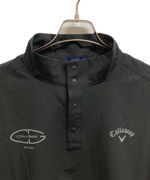 Callaway（キャロウェイ）Callaway (キャロウェイ) 8WAYストレッチ 半袖 プルオーバーブルゾン ブラック サイズ:Lの古着・服飾アイテム