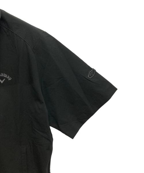 Callaway（キャロウェイ）Callaway (キャロウェイ) 8WAYストレッチ 半袖 プルオーバーブルゾン ブラック サイズ:Lの古着・服飾アイテム