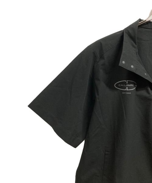 Callaway（キャロウェイ）Callaway (キャロウェイ) 8WAYストレッチ 半袖 プルオーバーブルゾン ブラック サイズ:Lの古着・服飾アイテム