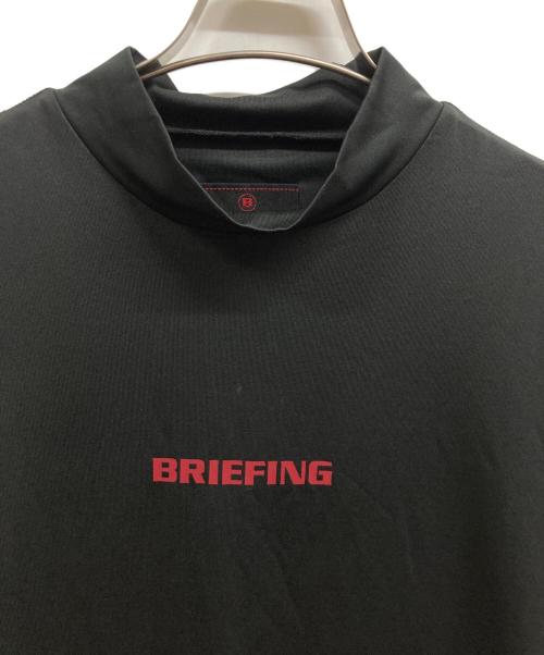 BRIEFING（ブリーフィング）BRIEFING (ブリーフィング) ツアードハイネックTシャツ ブラック サイズ:Lの古着・服飾アイテム