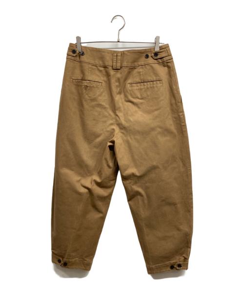SALUE（サリュ）salue (サリュ) eggタックパンツ ブラウン サイズ:2の古着・服飾アイテム