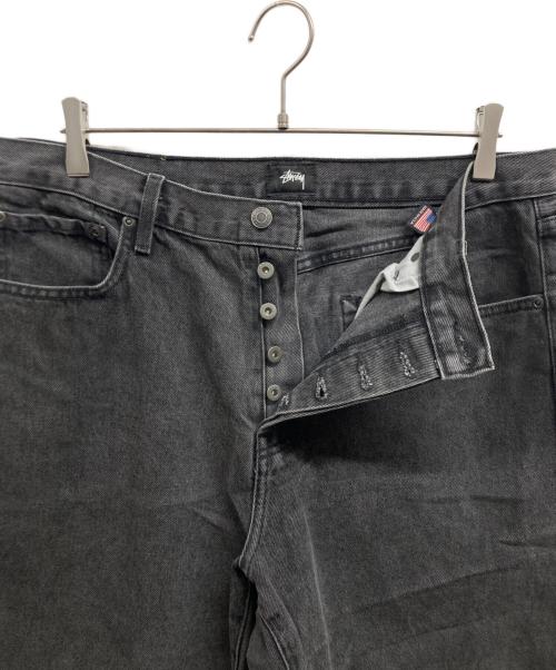 stussy（ステューシー）stussy (ステューシー) ブラックデニムパンツ グレー サイズ:32の古着・服飾アイテム