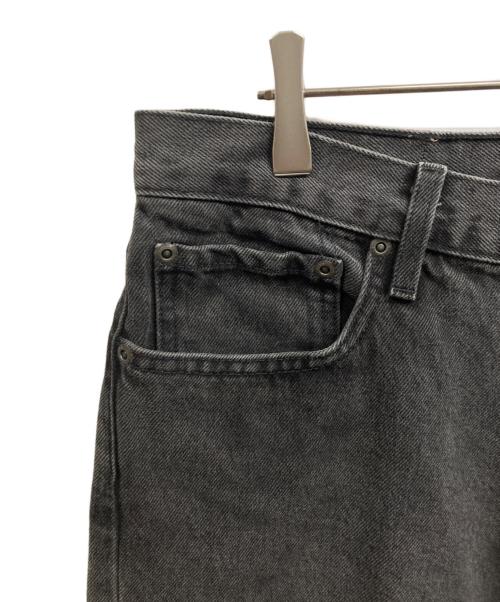 stussy（ステューシー）stussy (ステューシー) ブラックデニムパンツ グレー サイズ:32の古着・服飾アイテム