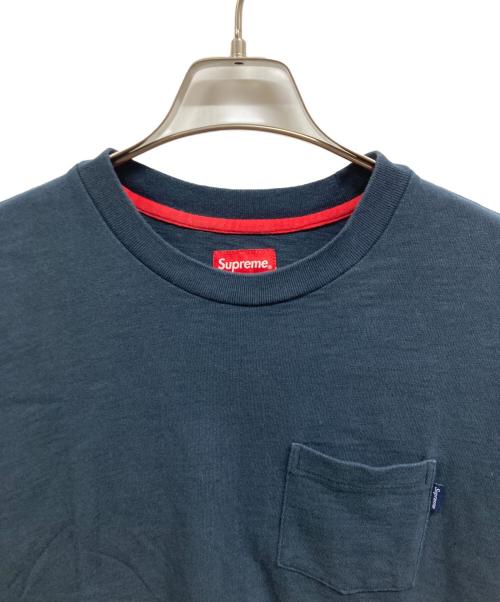 SUPREME（シュプリーム）SUPREME (シュプリーム) S/S pocket tee ネイビー サイズ:Sの古着・服飾アイテム
