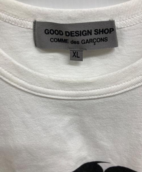 GOOD DESIGN SHOP COMME des GARCONS（グッドデザインショップ コムデギャルソン）GOOD DESIGN SHOP COMME des GARCONS (グッドデザインショップ コムデギャルソン) ロゴTシャツ ホワイト サイズ:XLの古着・服飾アイテム