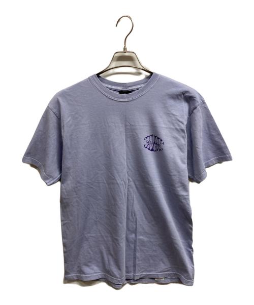 stussy（ステューシー）stussy (ステューシー) プリントTシャツ ブルー サイズ:Mの古着・服飾アイテム