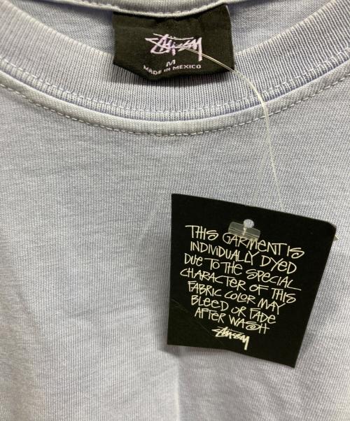 stussy（ステューシー）stussy (ステューシー) プリントTシャツ ブルー サイズ:Mの古着・服飾アイテム