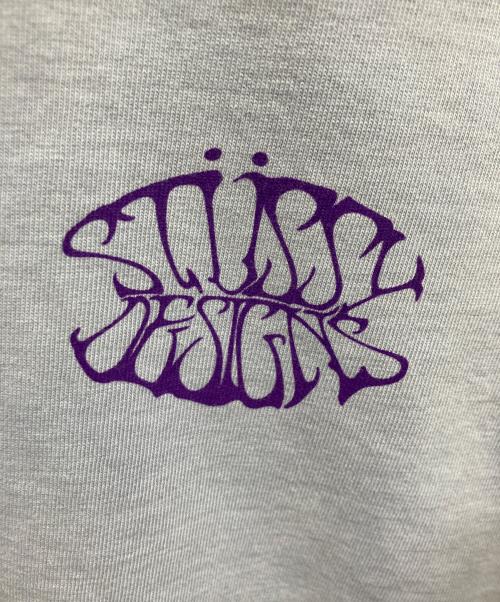 stussy（ステューシー）stussy (ステューシー) プリントTシャツ ブルー サイズ:Mの古着・服飾アイテム