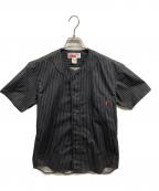 SUPREME×COMME des GARCONS SHIRTシュプリーム×コムデギャルソンシャツ）の古着「baseball shirt」｜ブラック
