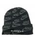 Supreme（シュプリーム）の古着「Jacquard Logos Beanie/Supreme/NIKE」｜ブラック