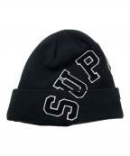 SUPREME×New Eraシュプリーム×ニューエラ）の古着「ニット帽/Supreme/New Era」｜ブラック