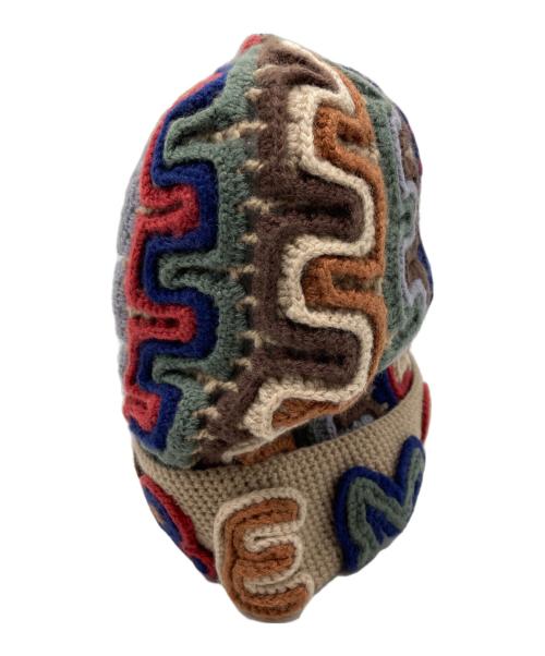 SUPREME（シュプリーム）Supreme (シュプリーム) Yarn Applique Beanie Khaki/Supremeニット帽 ベージュの古着・服飾アイテム